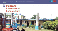 Desktop Screenshot of madonnainternationalschools.com