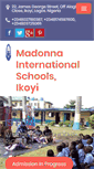 Mobile Screenshot of madonnainternationalschools.com